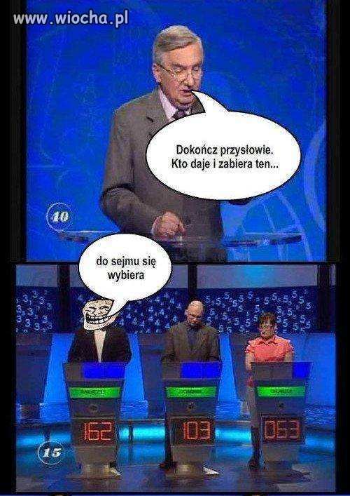 Kto daje i zabiera ten