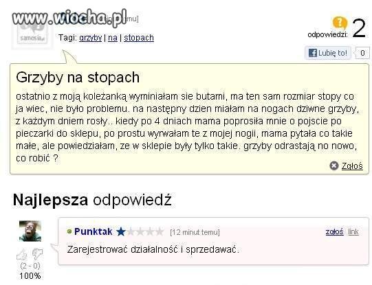 Masz grzyby na stopach?