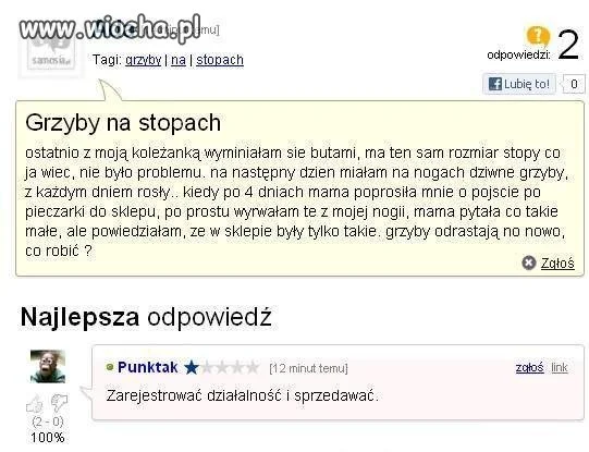 Masz grzyby na stopach?