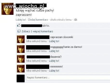 Wącham cudze pachy