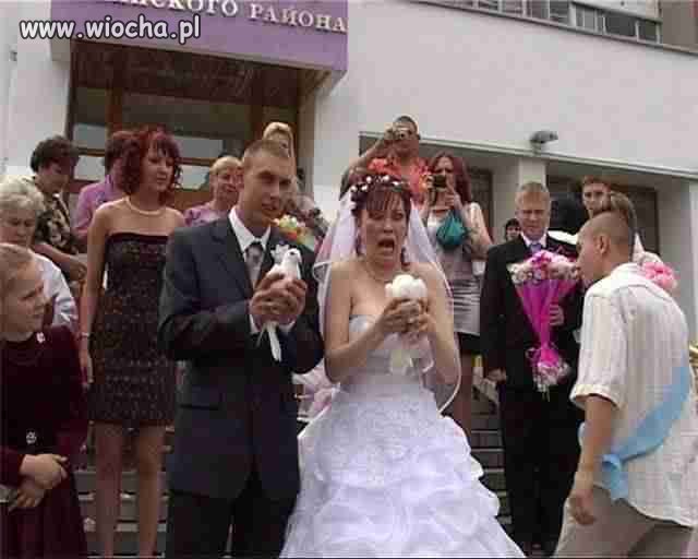 Hahahaha to się wystraszyła