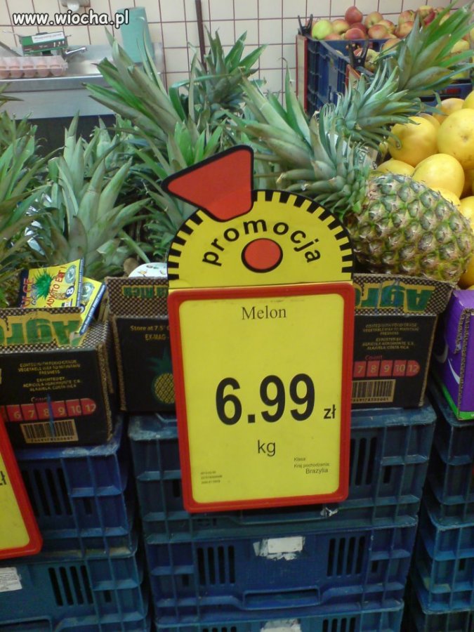 Ananasowy melon nie jest zły.