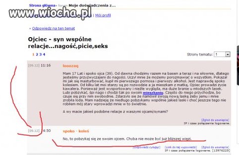 Ciekawe relacje ojca z synem,