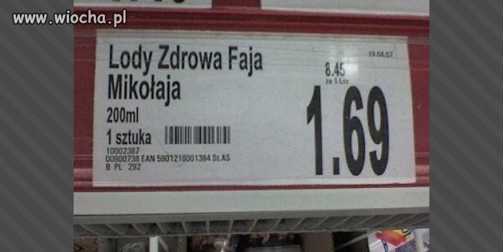 Ciekawe lody...