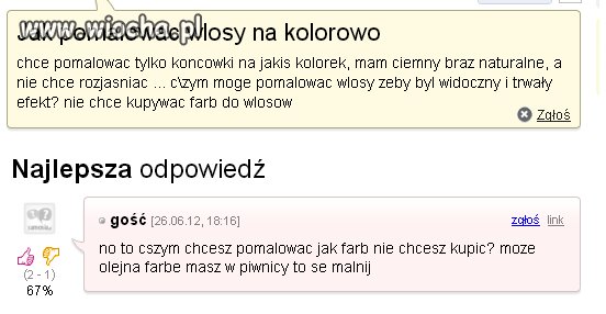 Jeżeli nie wiesz czy pomalować włosy