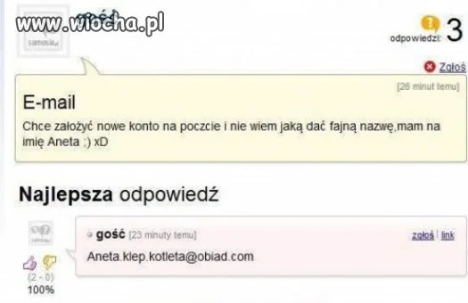Jest pytanie