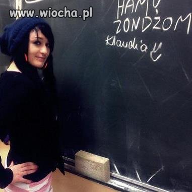 Hamy Zondzom , czyli kaleczenie języka dziuni