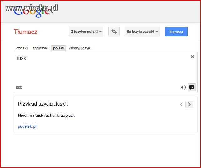 TŁUMACZ GOOGLE