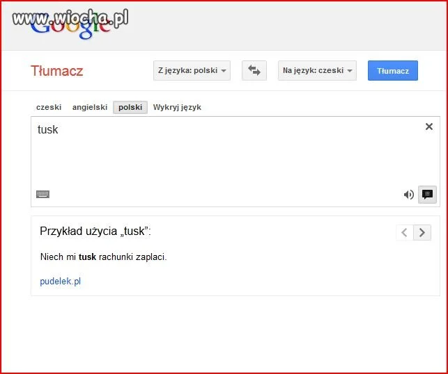 TŁUMACZ GOOGLE