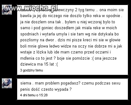 Byłem u dziewczyny...