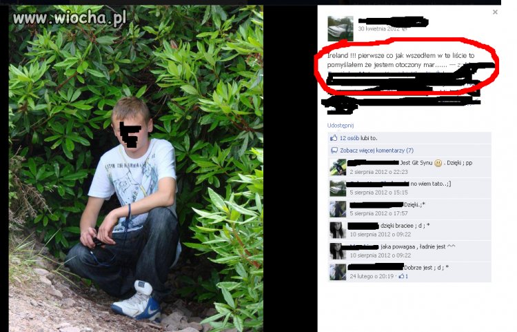 Chłopak marihuany nigdy na oczy nie widział