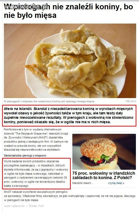 Pierogi z mięsem