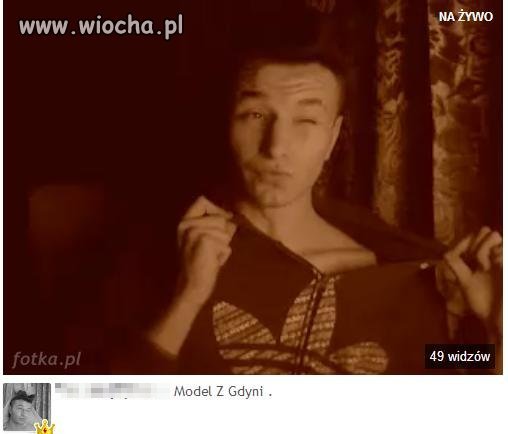 Model z Gdyni.