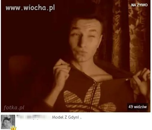 Model z Gdyni.