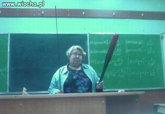 Nowa nauczycielka z matmy 