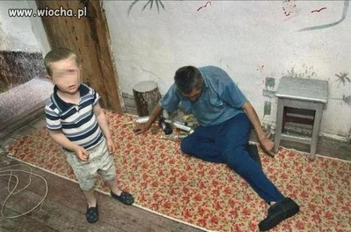 Fotka rodzinna... rozumiem biedę...