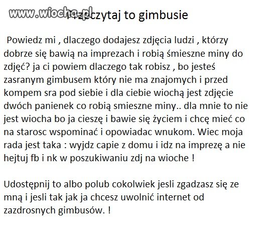 Dla wszystkich Gimbusów