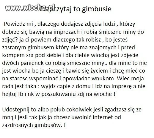 Dla wszystkich Gimbusów