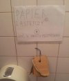 Papier zastępczy!