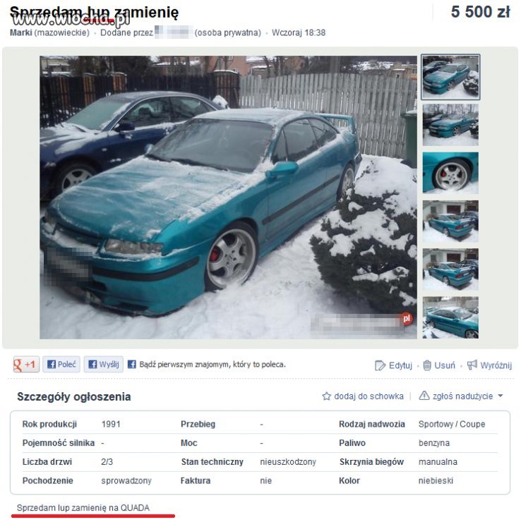 Przeglądając ogłoszenia motoryzacyjne...