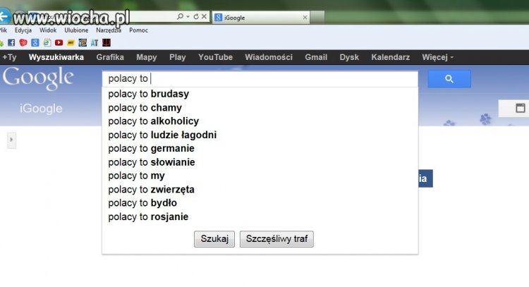 Wujek Google chyba nas nie lubi