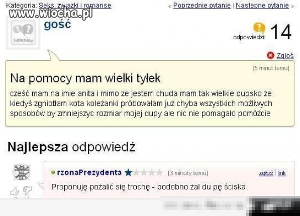 Żal...