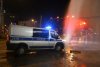 Radiowozem w hydrant . Dostał 20 zł mandatu