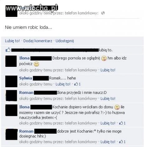 No to się chłop pochwalił..