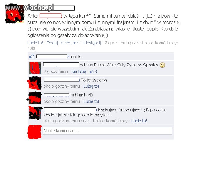 Kłótnie na FB