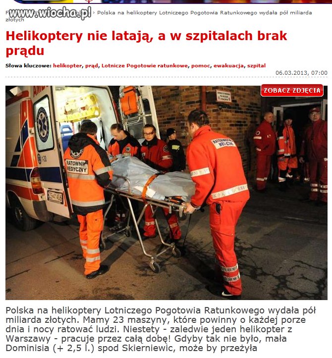 23 maszyny z czego tylko jedna lata przez całą dobę
