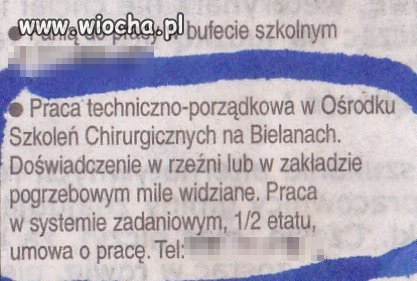 Praca techniczno-chirurgiczna.