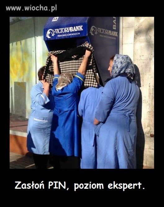 Zasłoń PIN, poziom ekspert.