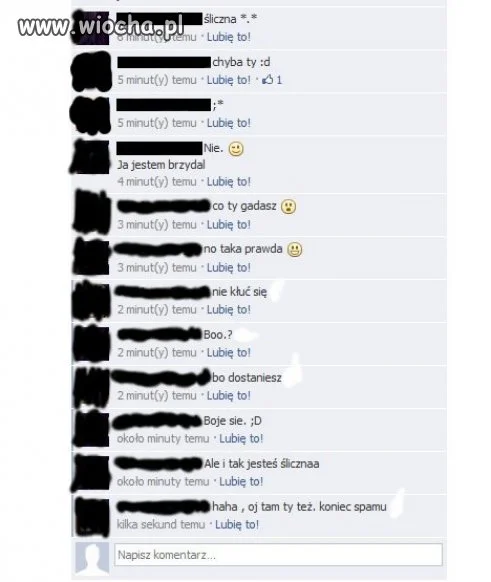 Rozmowy na fejsie.