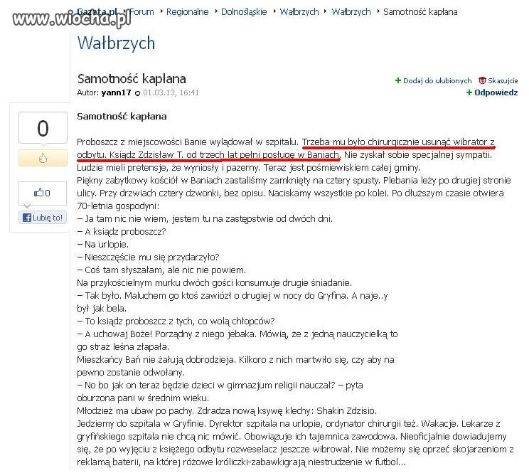 Ksiądz w wibratorem w tyłku 