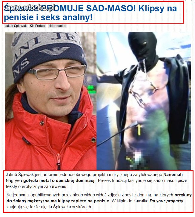 A miał bronić dzieci 