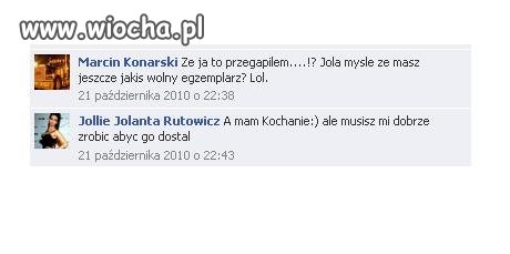 Chodziło o gazete CKM z udziałem Joli Rutowicz 