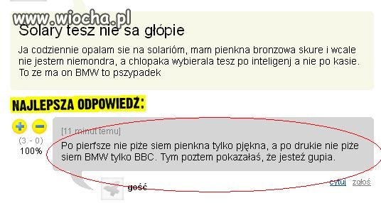 Solary "tesz nie sa głópie"