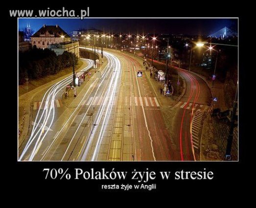 70% Polaków żyje w stresie...