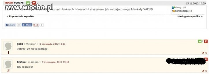 Koleś ma o czym pisać!
