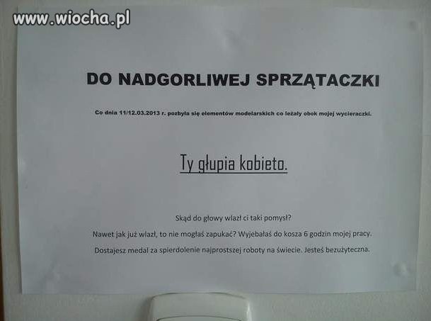 Ty głupia Kobieto