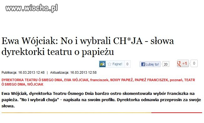 Jak oczekiwać od narodu kultury osobistej