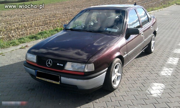 Chciał mieć Mercedesa...