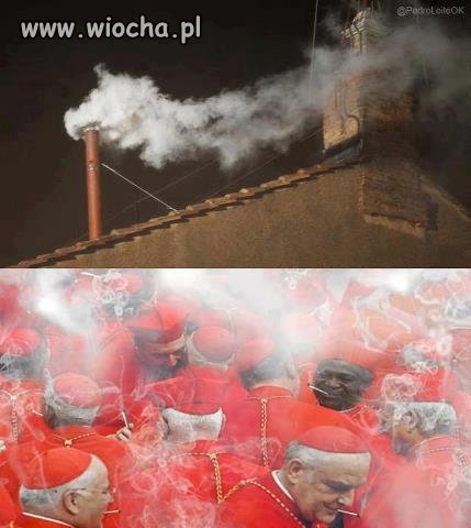 Jak powstał biały dym w...
