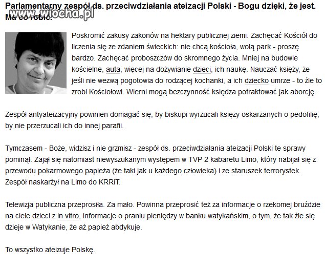Zespół ds. przeciwdziałania ateizacji Polski