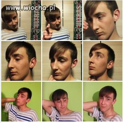Oh ale ze mnie model...