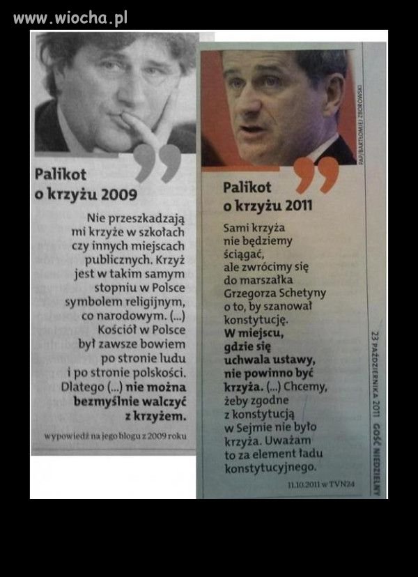 Dobrze mówi ten Palikot.