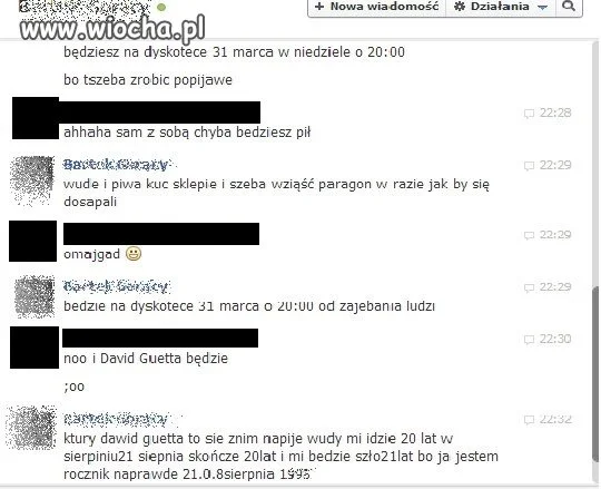 Ehhh ta inteligencja, plus ortografia...
