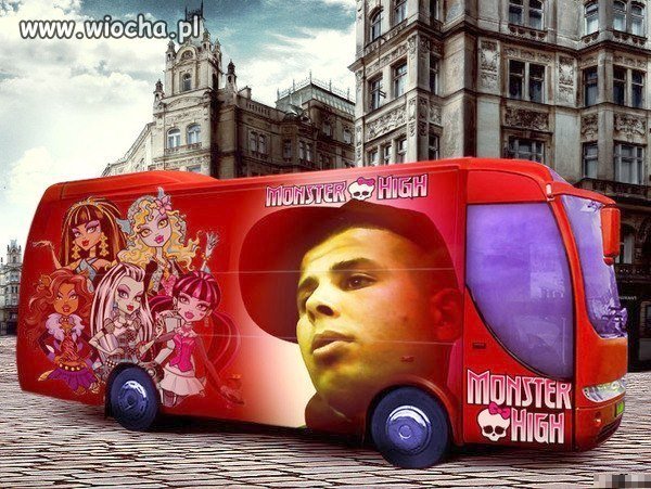 Mam autobus ze swoim zdjęciem.