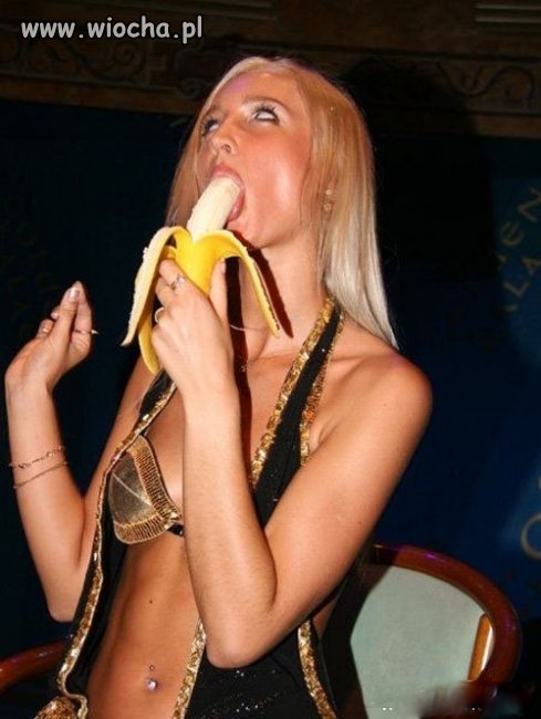 Lubi ssać banana 
