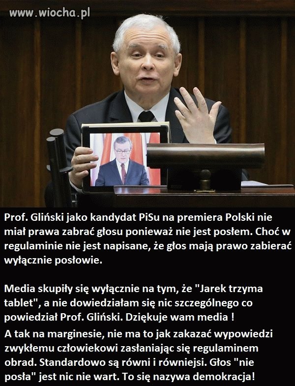 Wiocha dla Polskiego rządu! Hipokryzja tuskolandu!